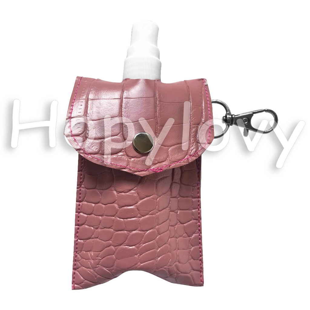 HOPYLOVY Pouch Hand Sanitizer Gantung Unik Polos (Botol Spray 60 ml)