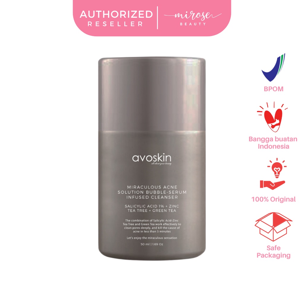 Avoskin Miraculous Acne Solution Bubble-Serum Infused Cleanser