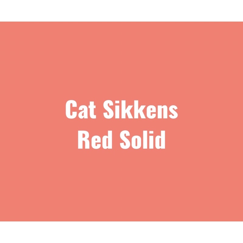 Cat Sikkens Red Solid