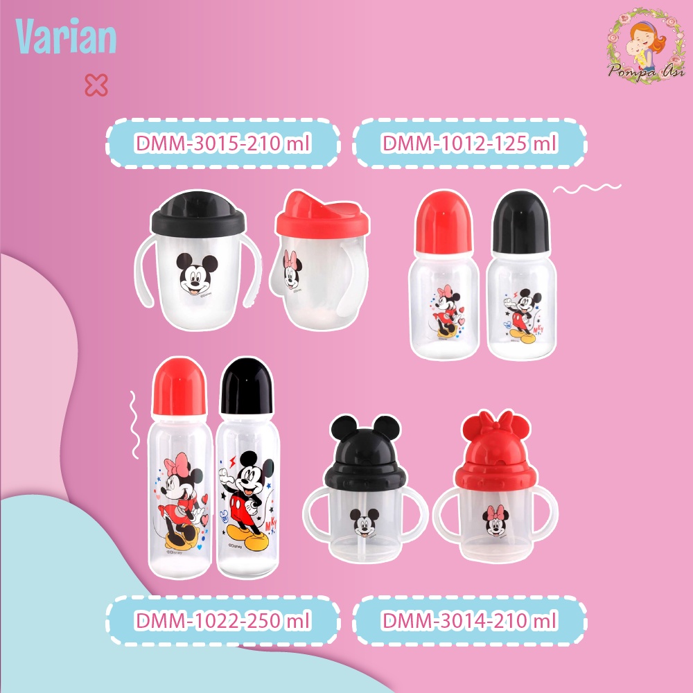 Lusty Bunny Seri Disney Milk Bottle Botol Susu Bayi Dan Anak 125 - 360 ml By Mallpompaasi