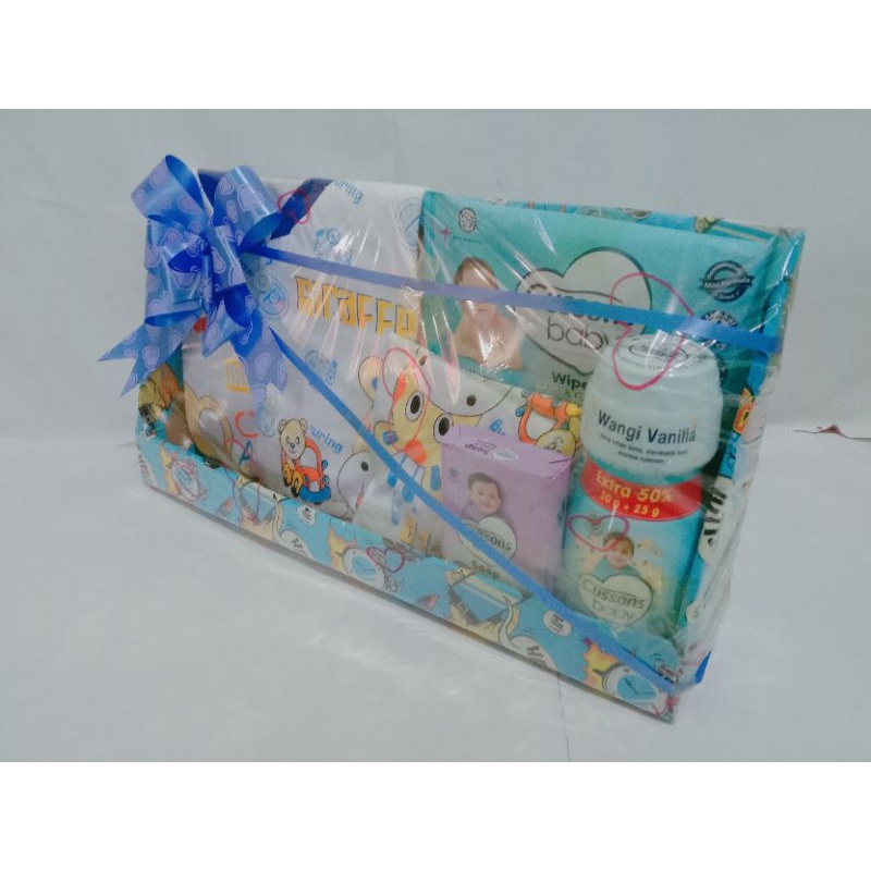 parcel kado jenguk bayi anak laki laki dan perempuan murah dan lengkap hampers baby gift cussons baby hadiah bayi kado lahiran kado set box