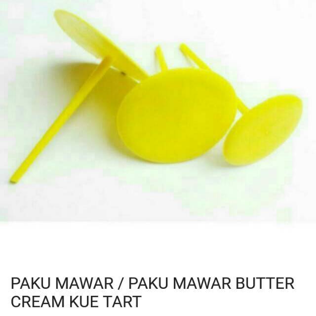 Paku icing cream mawar 1 pcs stainless