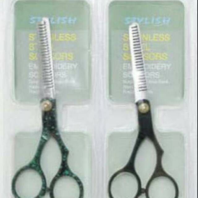 

Gunting Sasak Gerigi Stylish Stainless Steel Scissors