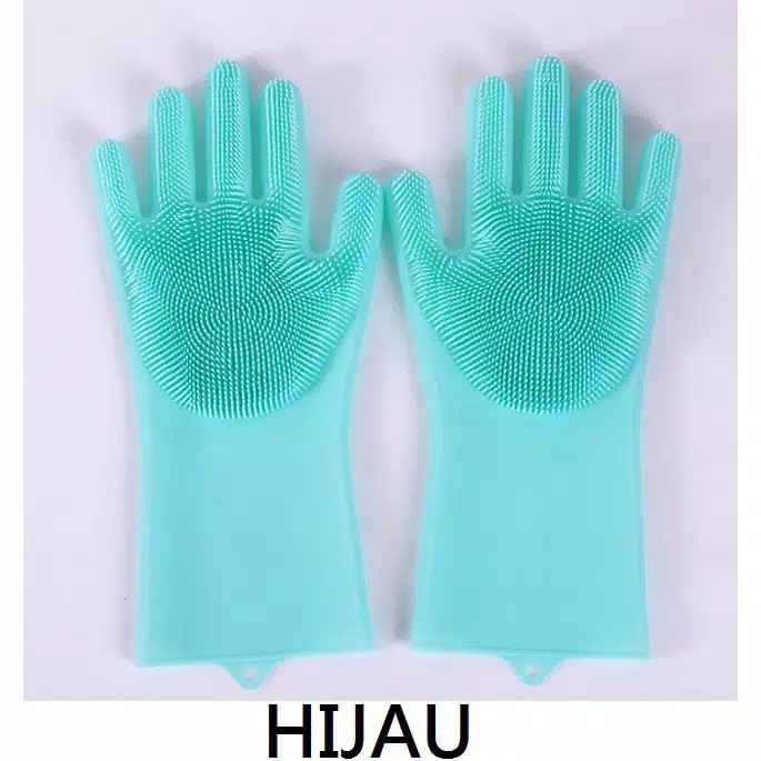 Sarung tangan silikon gloves cuci piring multifungsi