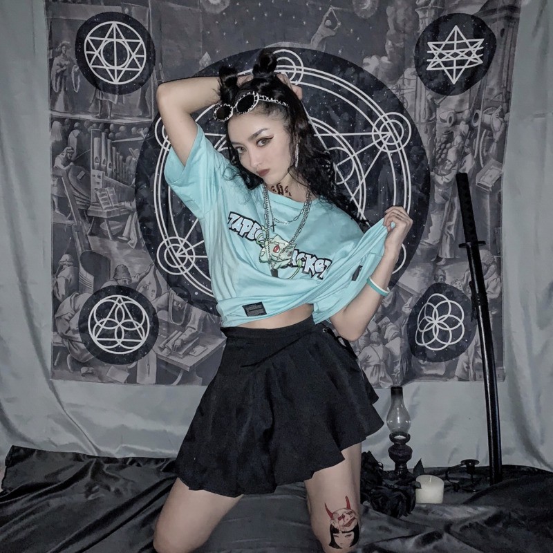 [ACKER] Hip Hop Gaya Logam Cross Tebal Rantai Kalung Untuk Wanita/Pria