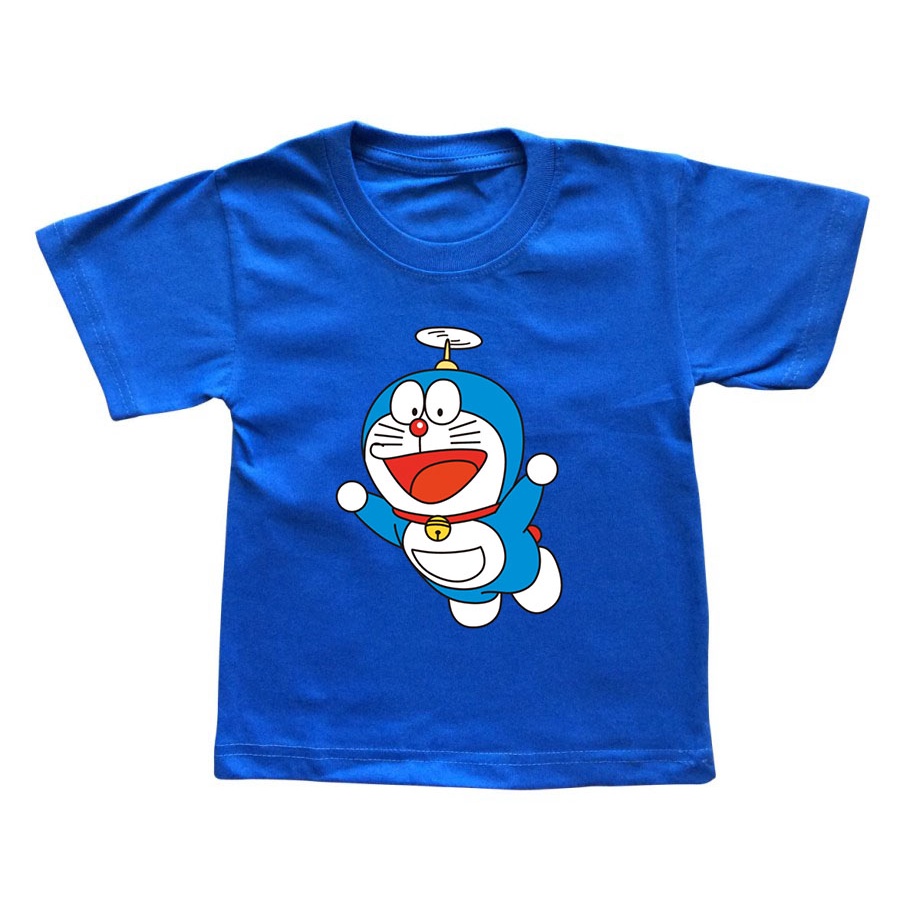 KAOS ANAK ANAK DORAEMON KAOS SABLON ANAK DORA EMON