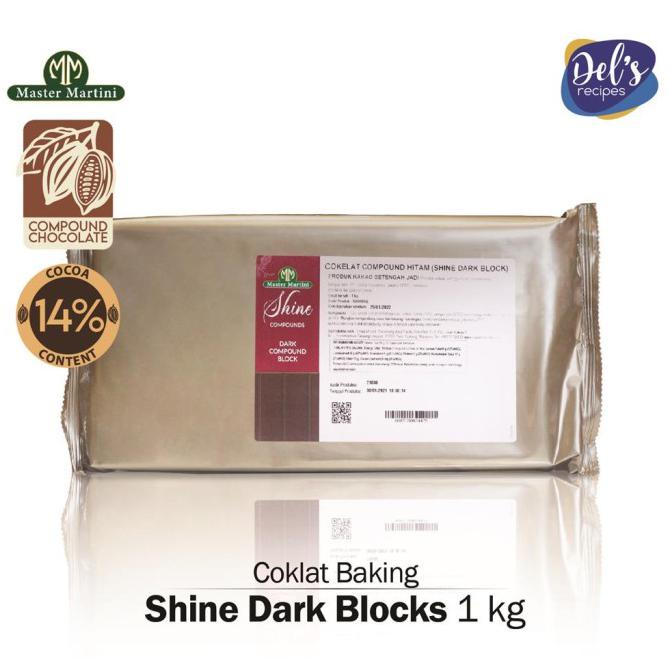 

Shine Dark Chocolate Block - Coklat Compound 1kg