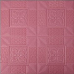 FAYES Wallpaper 3D Dinding Foam Kecil Motif Bunga / Walpaper Foam U96-LB500112