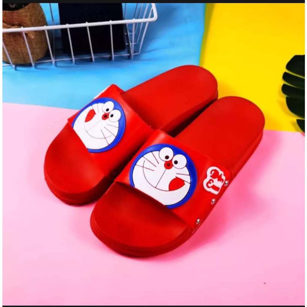 Sandal Selop anak / Sandal Karet anak karakter Doraemon