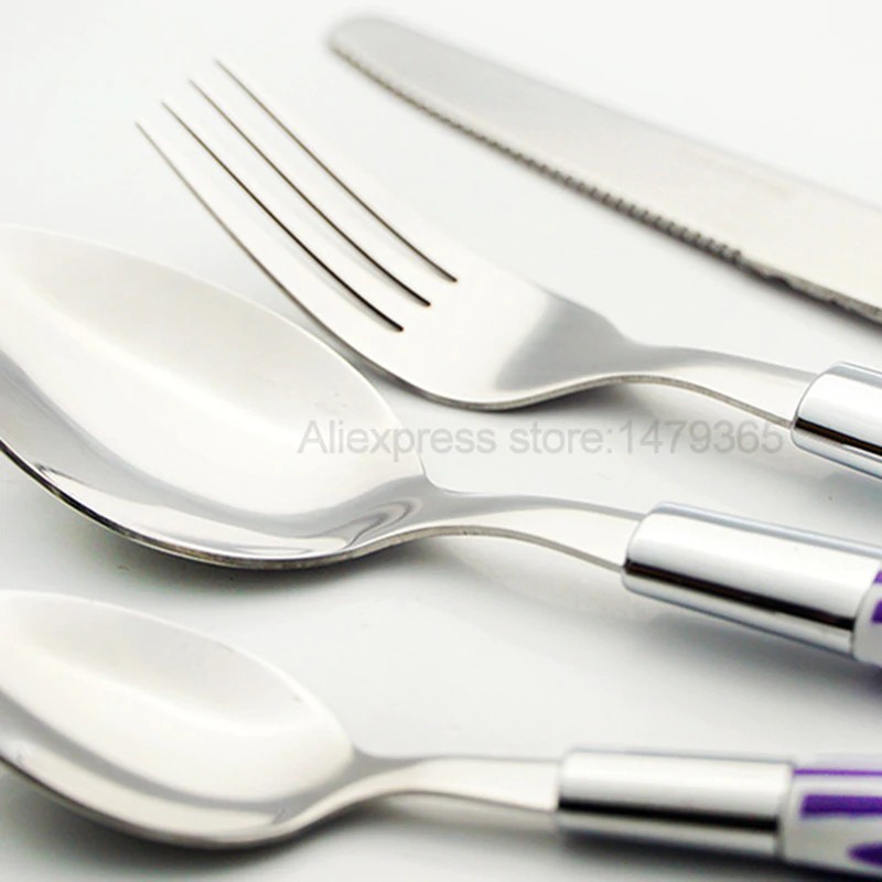 plastic camping dinner set