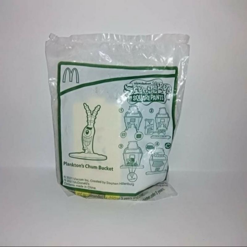 Plankton Plankton's Chum Bucket - Spongebob Squarepants - Happy Meal Mc Donald Donalds