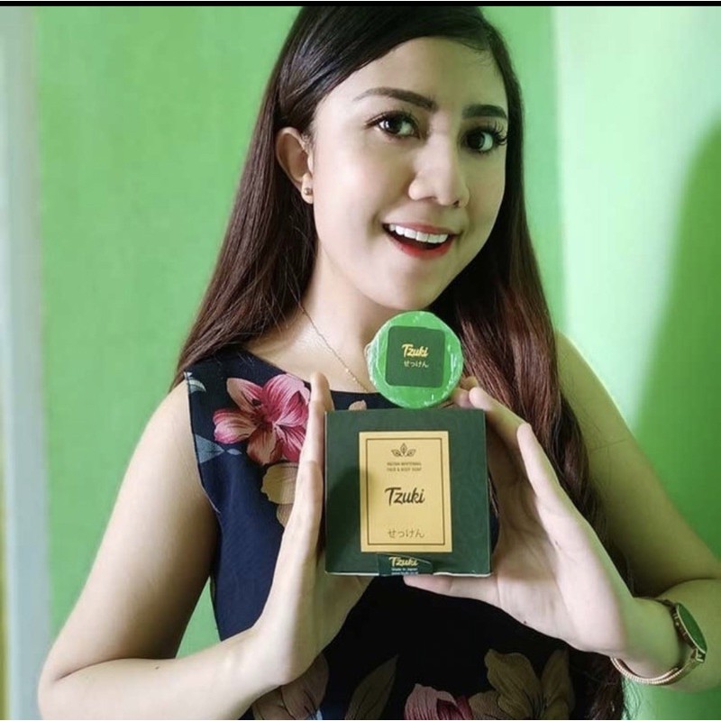 Sabun Tzuki Soap Pemutih Kulit Wajah Dan Badan 100% Original beli 2 gratis 1 pcs