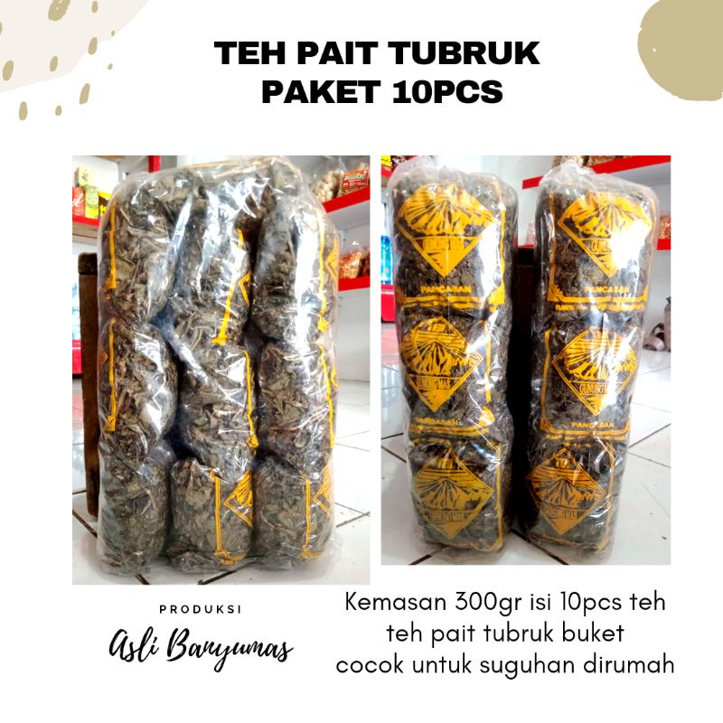 

TEH PAIT TUBRUK PAKET ISI 10PCS | KHAS BANYUMAS | HARGA TERJANGKAU | FREE GIFT MIN BELANJA 50K (all item)