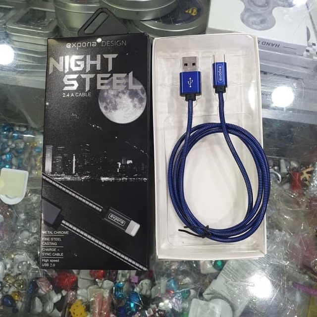 Kabel Metal  Nightsteel Exporia Kabel Fast Charging