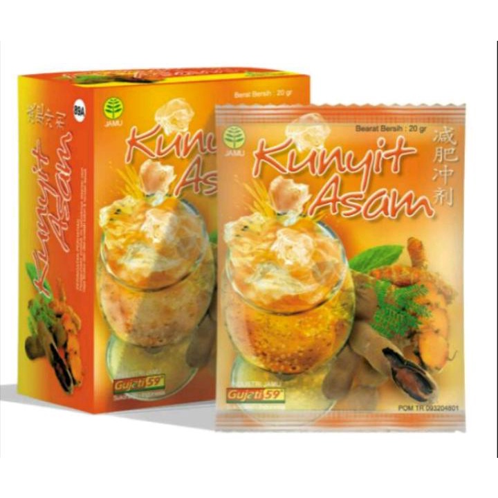 

Jamu Kunyit Asam Gujati Isi 5 Sachet