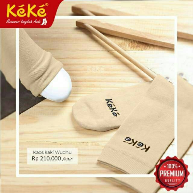 Qonitah Project Kaos Kaki Wudhu Keke Busana Muslim.