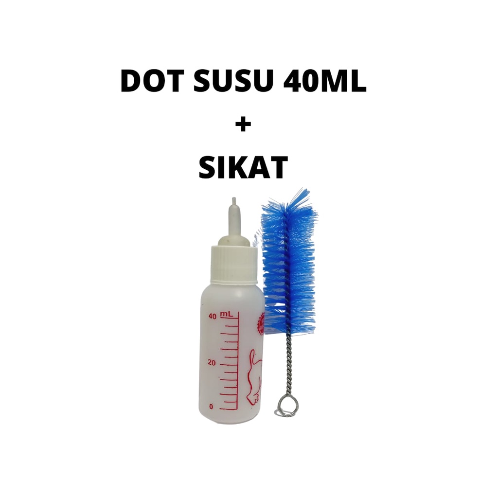 Dot Kucing / Dot Anjing / Dot Susu Anjing dan Kucing  + sikat 40ml