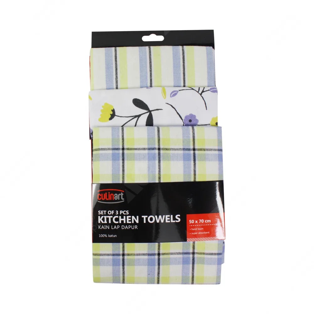 ACE Arthome Set 3 Pcs Lap Dapur Katun Magnolia