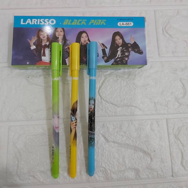 

Pulpen gel black pink