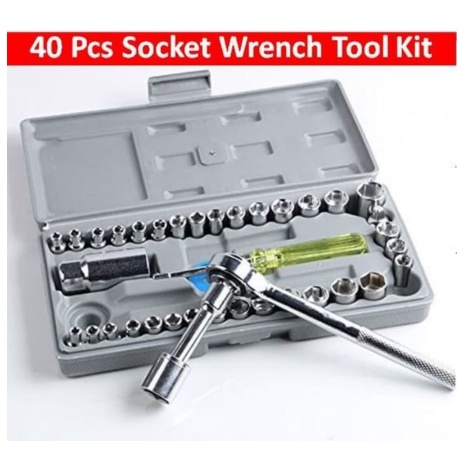 Kunci Sok Set 40 Pcs Kombinasi/Kunci Socket Wrench/Kunci Pas Murah kunci 40 in 1