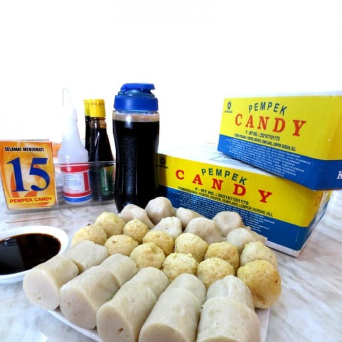 

Pempek Candy Paket 300rb Kecil - Lenjer Potong