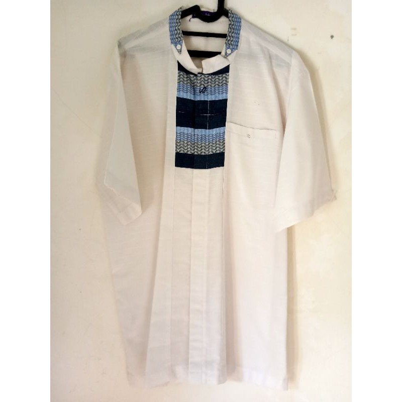 Sale Kemeja Koko Rabbani lengan pendek ukuran XXL Jumbo baju Koko lebaran Koko dewasa