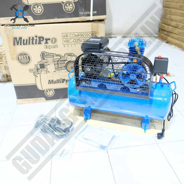 Kompresor Angin LISTRIK 30L MULTIPRO VBC025 1/4HP - Air Compressor 30 Liter Motor Listrik VBC 025 MULTIPRO VBC25/30OW