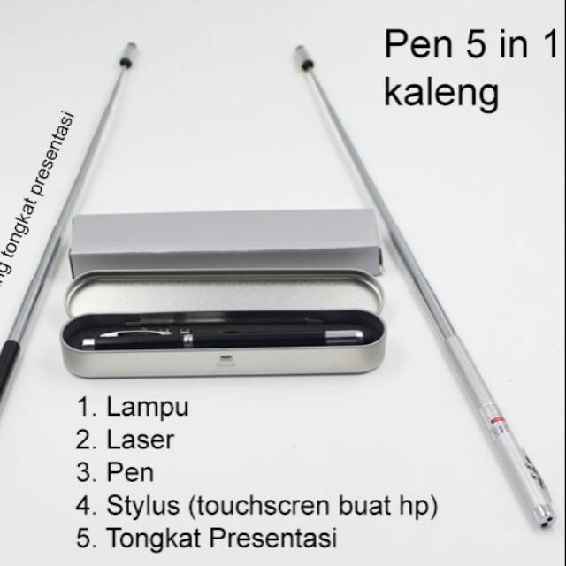 

Ballpen 5in 1 kaleng