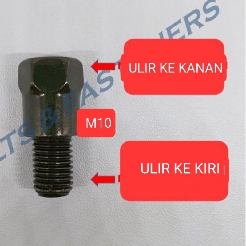 baut adaptor peninggi spion atas H bawah Y