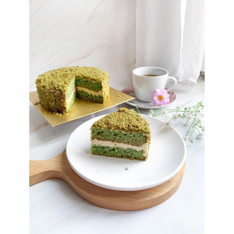 

vegan gluten free pandan cake