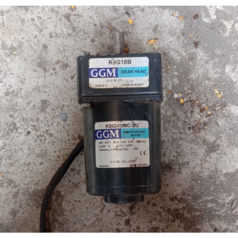 Ac Motor Gearbok GGM 220V Ratio 1 : 15 40W