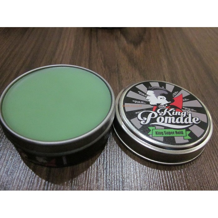 POMADE MINYAK RAMBUT PRIA COWOK KING MINI SUPER MEDIUM STRONG HOLD SHINE OILBASED MURAH AROMA MELON