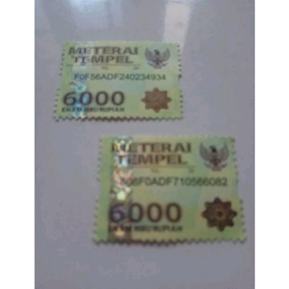 Jual MATERAI TEMPEL Rp 6000 TAHUN 2016-2021 | Shopee Indonesia