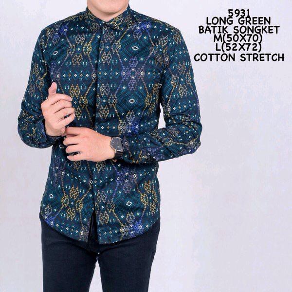 BIG SALE 4.4 New Arrival Distro Batik Pria Bordir Sogan Batikaf Notoarto Batik Ipnu-Ippnu Hem Pria-SALJU TOSKA