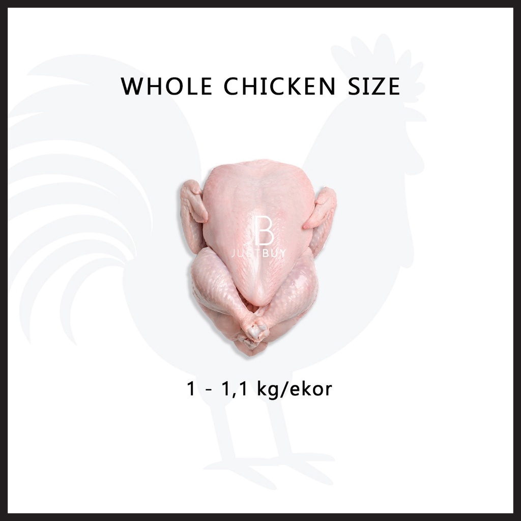 

Ayam karkas / PKK (ayam broiler) 1 - 1.1kg frozen