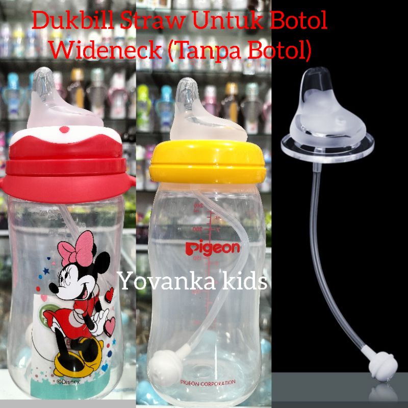 Dot sedotan sippy cup wideneck untuk botol  wideneck dan botol Klasik/Duckbill Straw(tanpa botol)