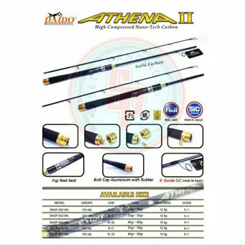 JORAN DAIDO ATHENA.2 180CM JAPAN ASLI KUALITAS