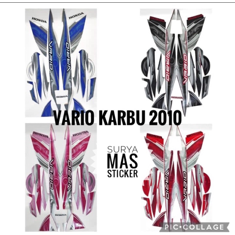 striping vario 110 karbu 2010 stiker les bodi motor honda vario lama