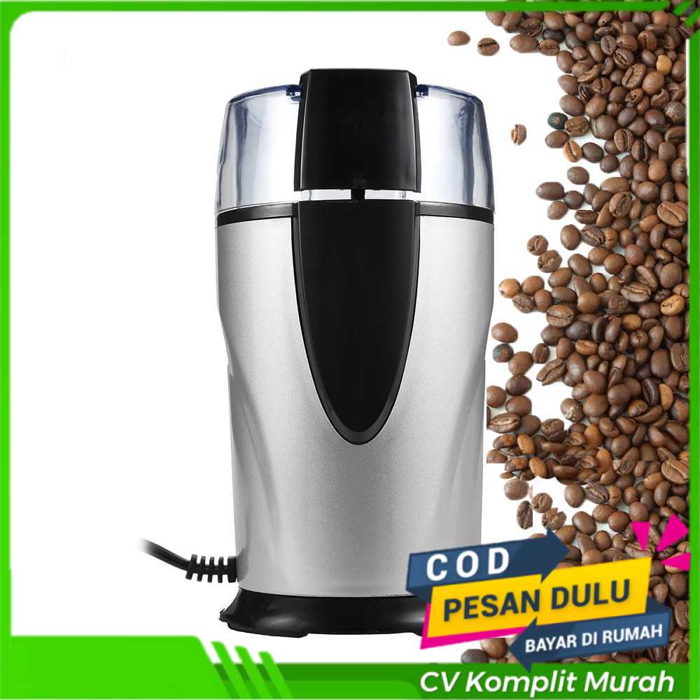 PROMO AFFORANY Penggiling Biji Kopi Elektrik Coffee Bean Grinder EU 130W Perlengkapan  Termurah