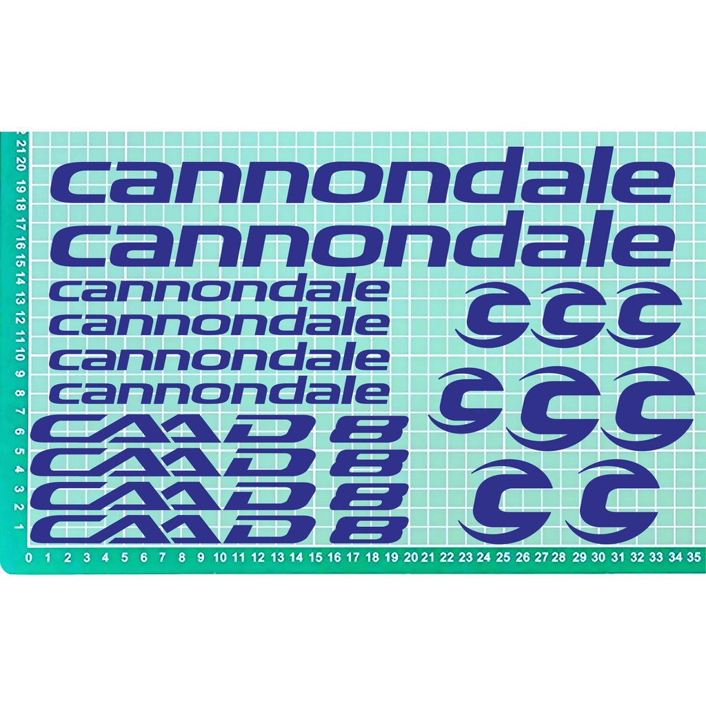cutting sticker stiker sepeda cannondale caad 8