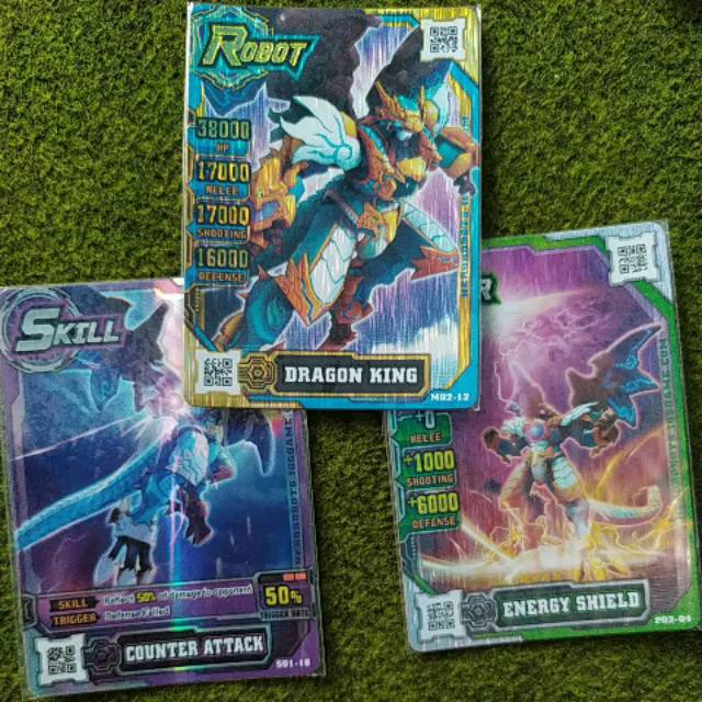 Kartu Hero Of Robots ORI - Dragon King Set