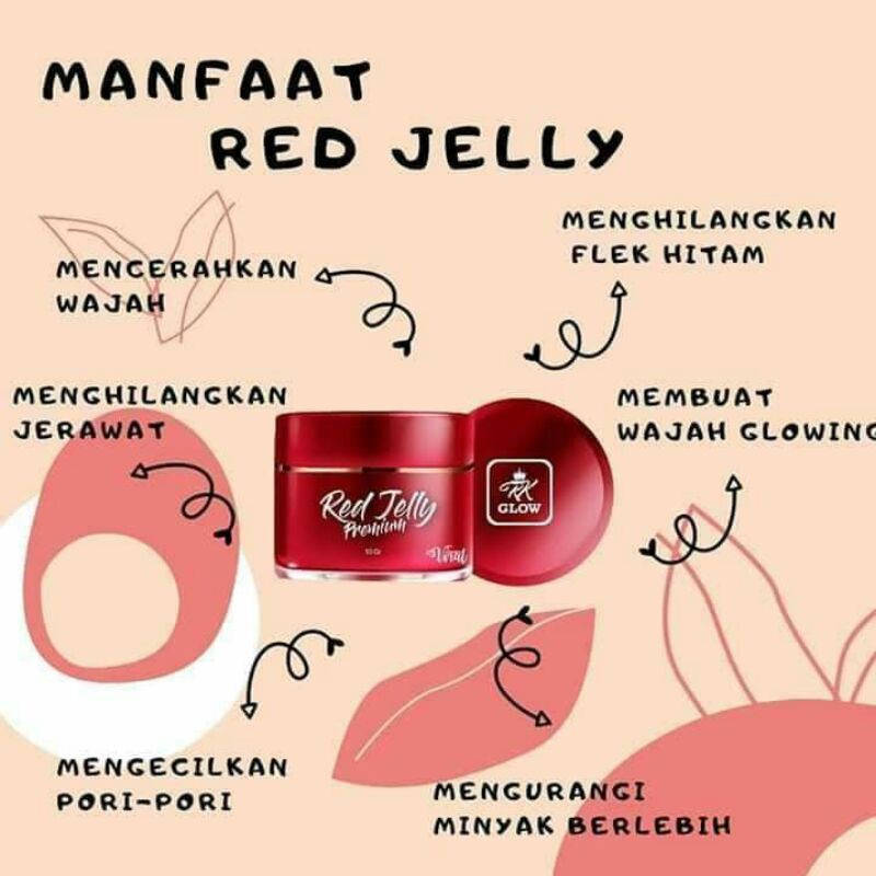RK RED JELLY PREMIUM VIRAL FLEK JERAWAT AGEN RESMI ANJ BER ID CARD BPOM