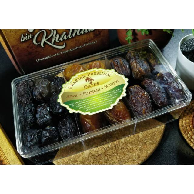 

Kurma 3in1 Ajjwa, Medjol, Sukari premium