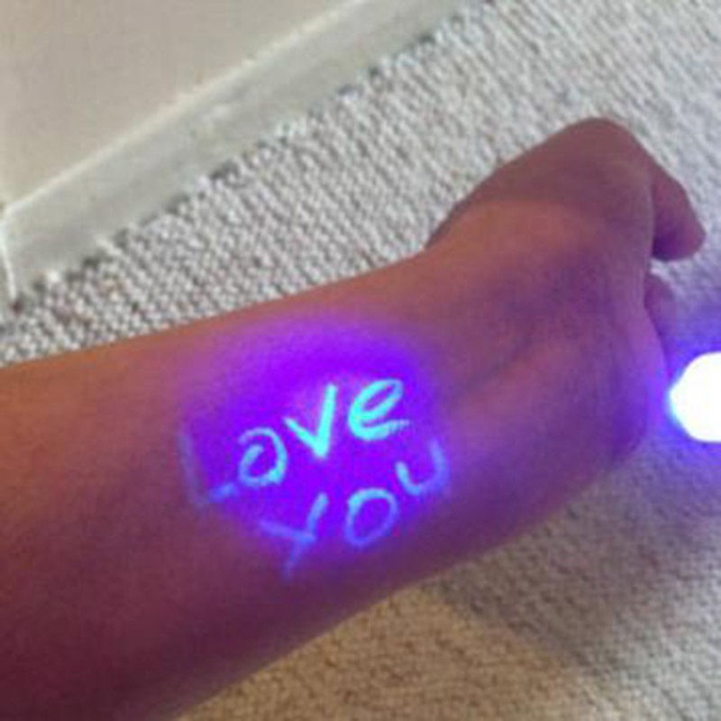 【TERSEDIA &amp; COD】3Pcs Pulpen Invisible Terlihat dengan Lampu UV