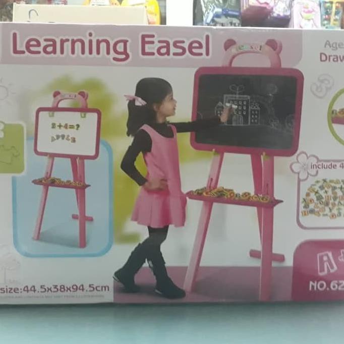 

Mainan Learning Easel Papan Tulis Berdiri Mamanmarinto