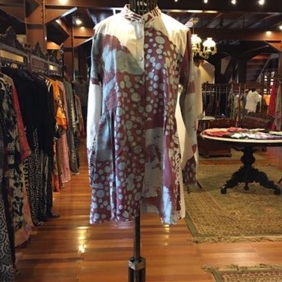 Salma Tunik Tissue by Dian Pelangi SALE Baju Atasan Batik Wanita Cantik Kerja Kantor Casual Formal