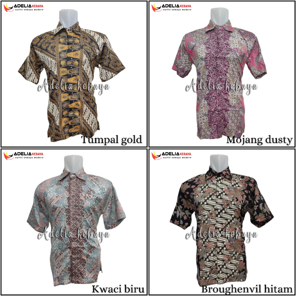 NEW - KEMEJA BATIK MODERN - KEMEJA COUPLE - set batik pesta - kemeja kekinian -baju pria batik