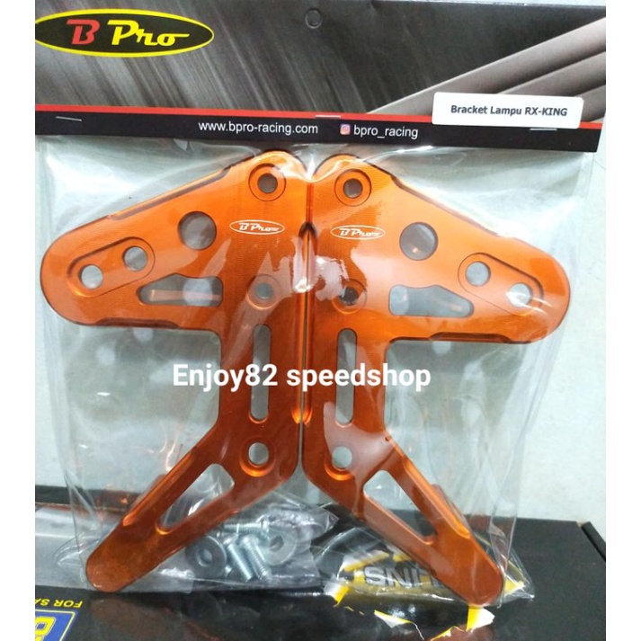 Bracket breket dudukan kuping lampu depan Rx King Rxking Rxk merk Bpro-gold