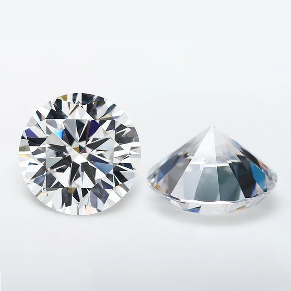 Berlian Moissanite Round Briliant Lostone Premium Quality