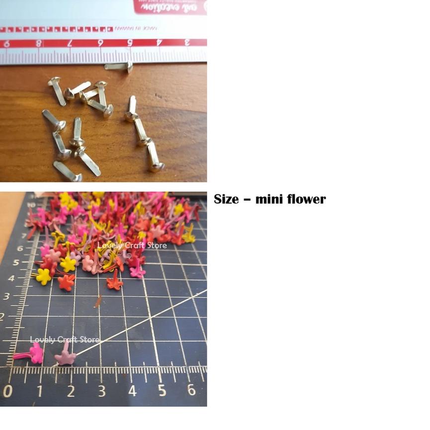 

Model Terbaru 50pcs/set Mini Brads Paper Fastener Split Pins Scrapbook embellishments